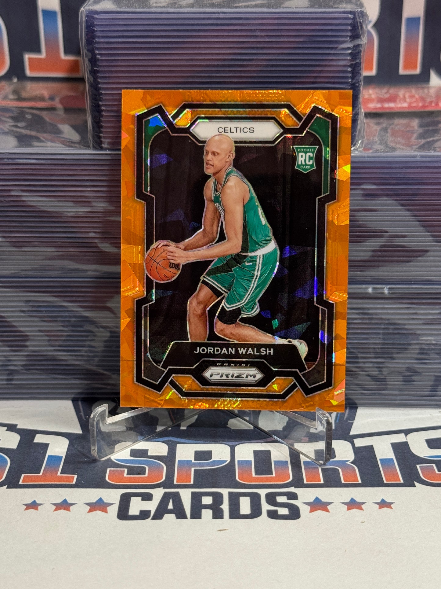 2023 Panini Prizm (Orange Ice Prizm) Jordan Walsh Rookie #158