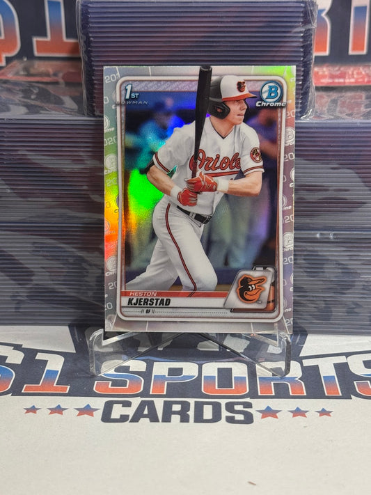 2020 Bowman Chrome Draft (Refractor, 1st Bowman) Heston Kjerstad #BD-122