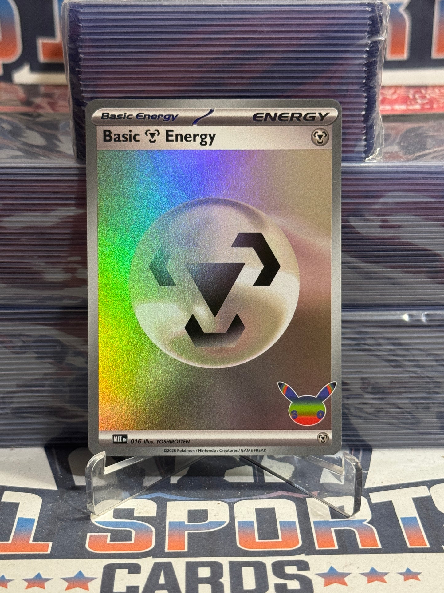 Pokemon TCG: 30th Celebration - Basic Metal Energy (Holo) #16