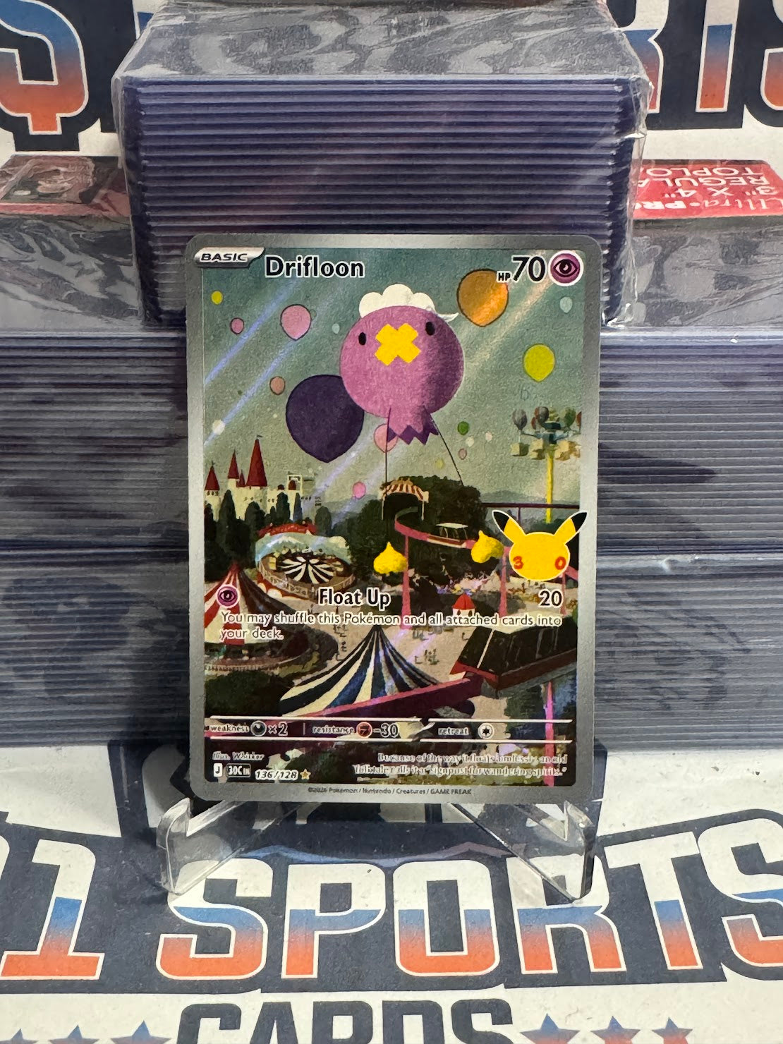 Pokemon TCG: 30th Celebration - Drifloon (Illustration Rare) #136