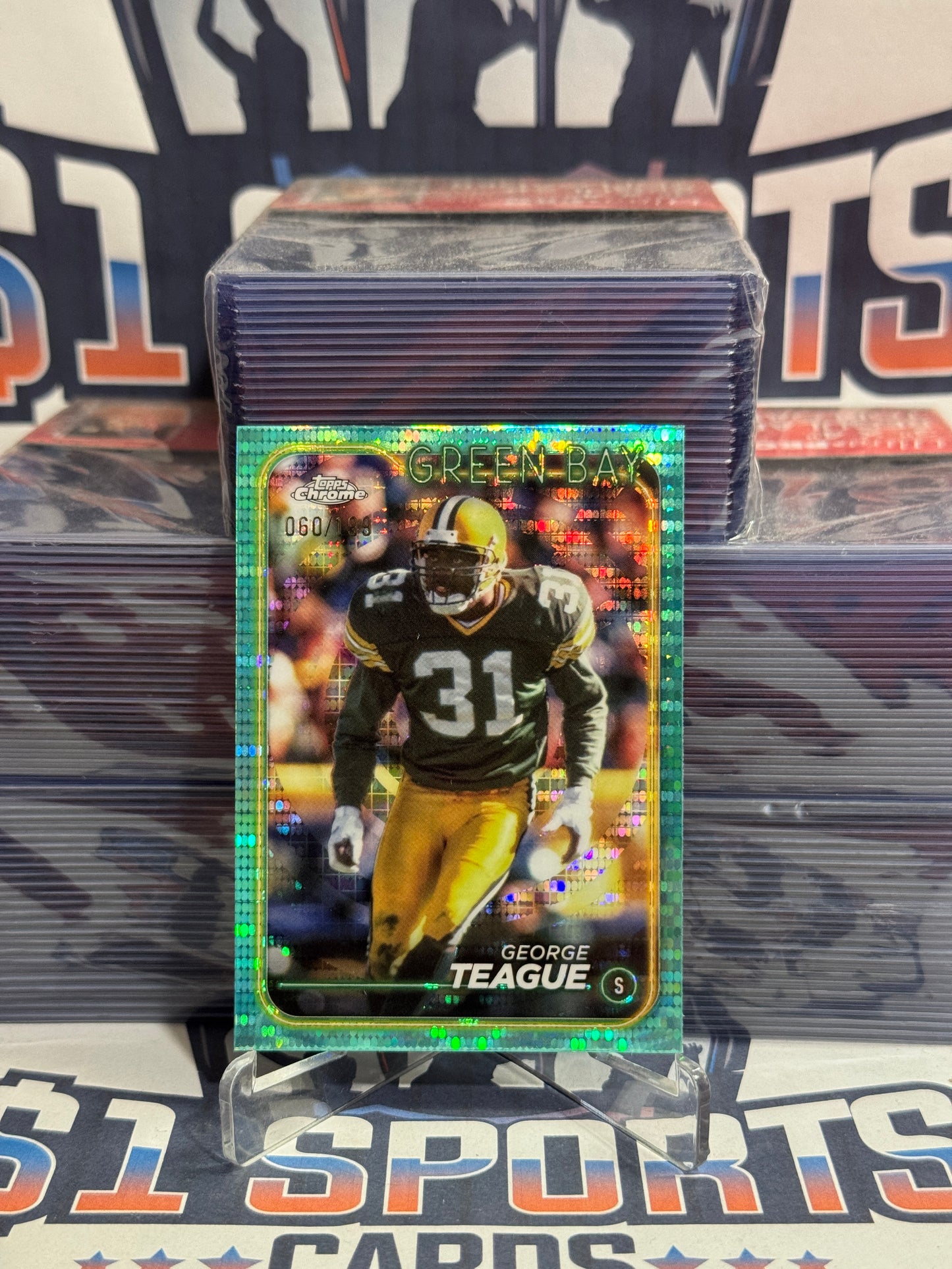 2024 Topps Chrome (Teal Refractor 60/199) George Teague #79