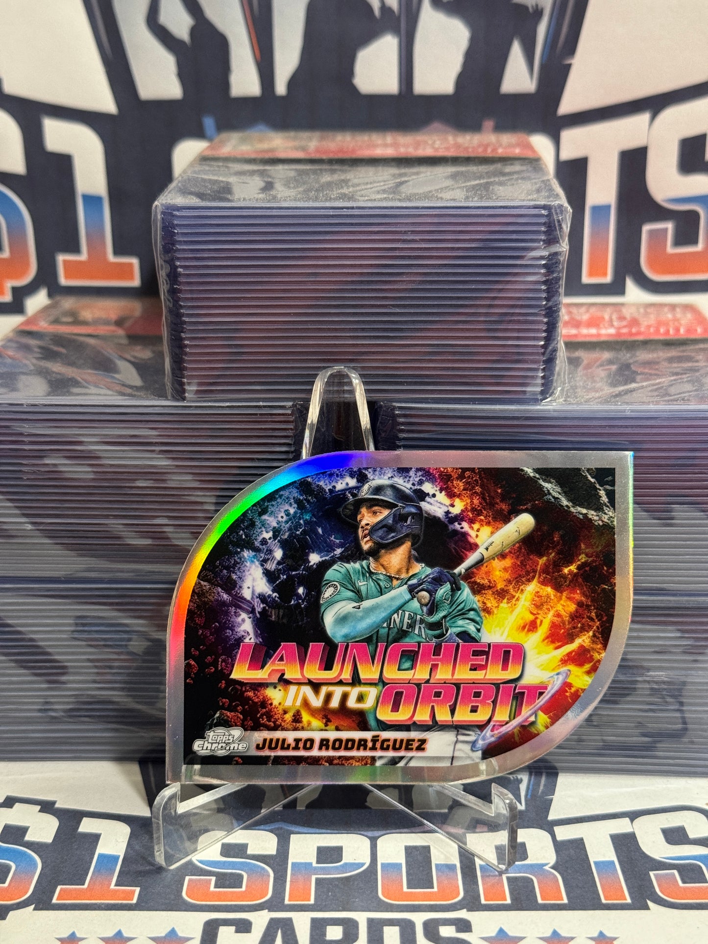 2024 Topps Chrome (Launched Into Orbit) Julio Rodriguez #LIO-12