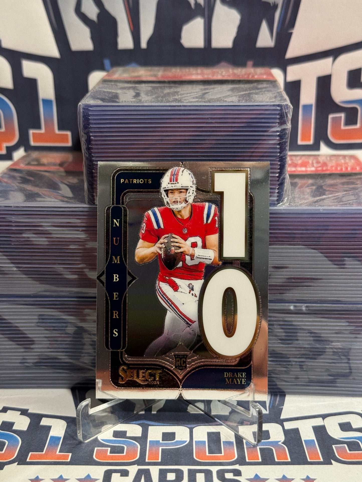 2024 Panini Select (Numbers) Drake Maye Rookie #20