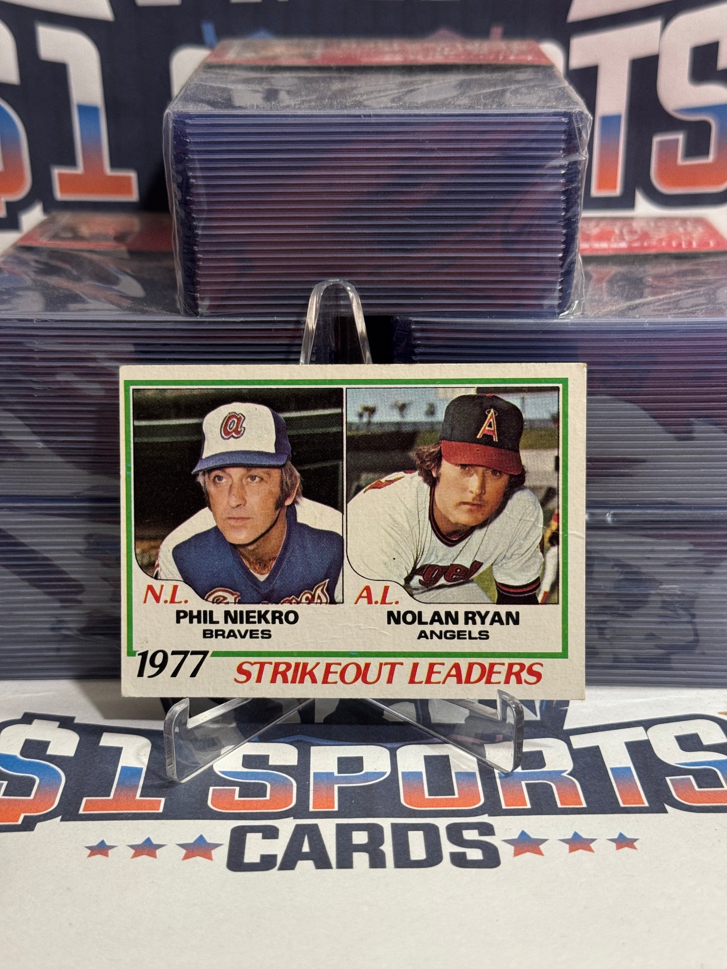 1978 Topps (Strikeout Leaders) Phil Niekro & Nolan Ryan #206