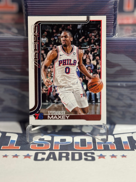 2025 Topps Tyrese Maxey #21