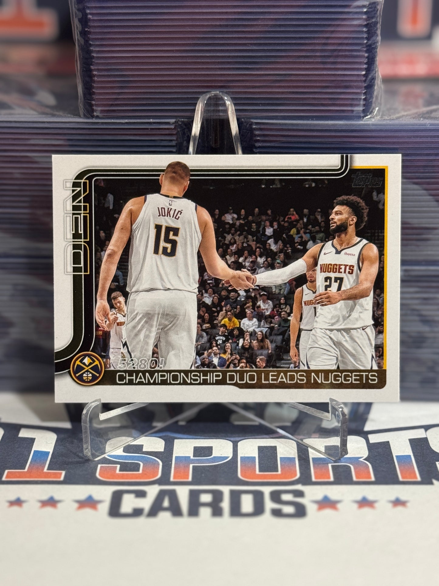 2025 Topps (Nuggets Team Card) Nikola Jokic & Jamal Murray #286