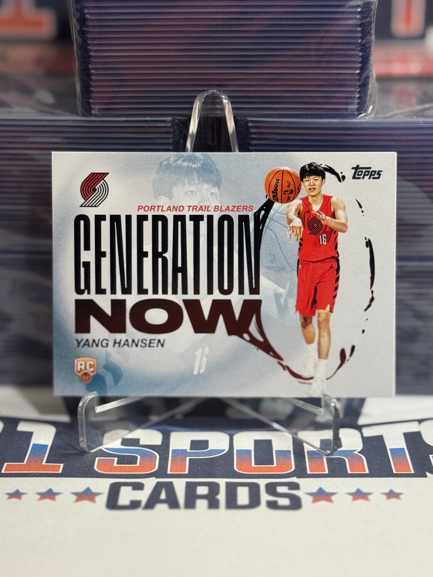 2025 Topps (Generation Now) Yang Hansen Rookie #GN-16