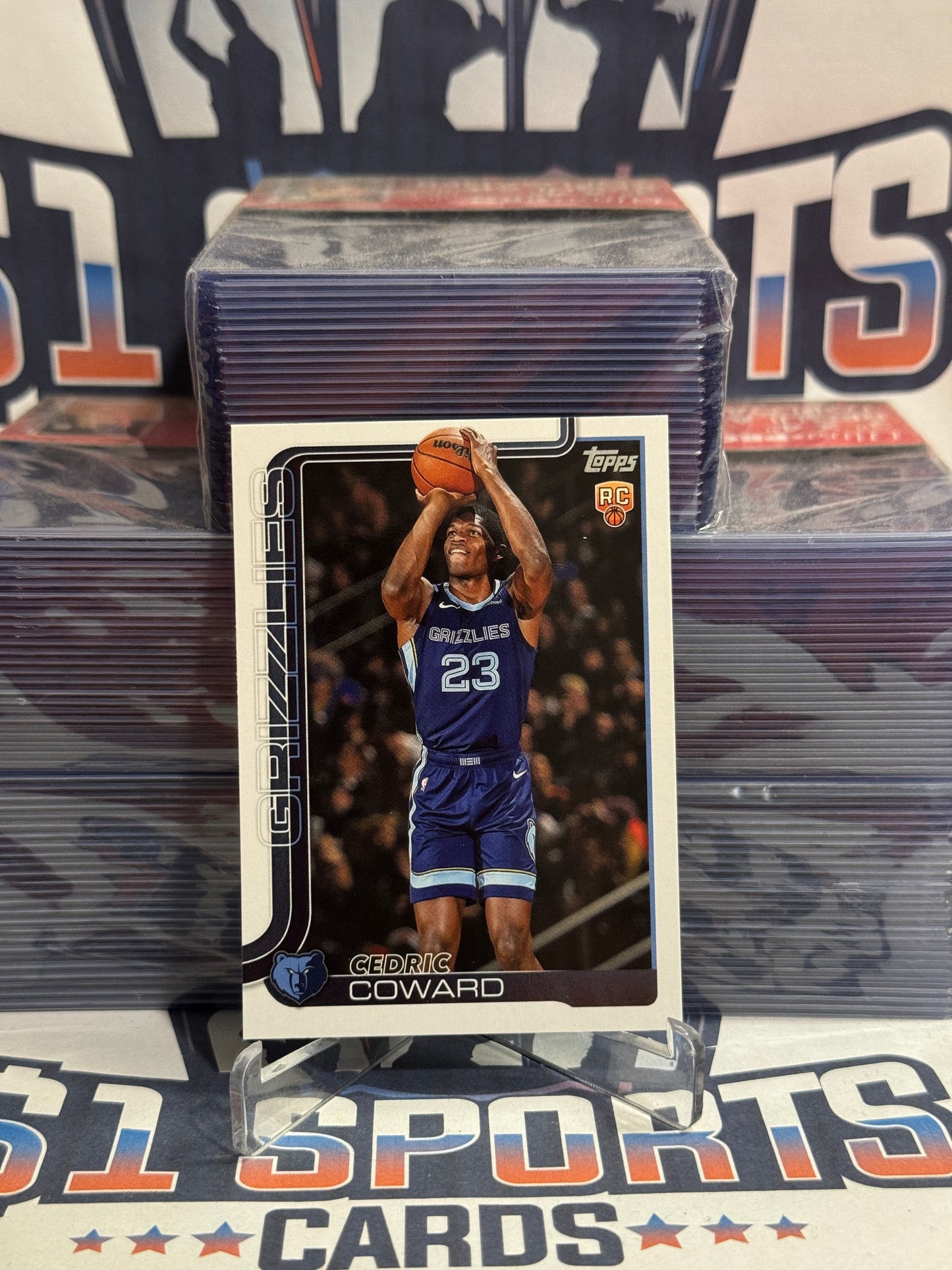2025 Topps Cedric Coward Rookie #211