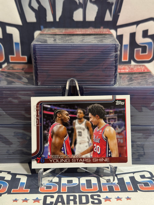 2025 Topps (76ers Team Card) Tyrese Maxey & Jared McCain #275