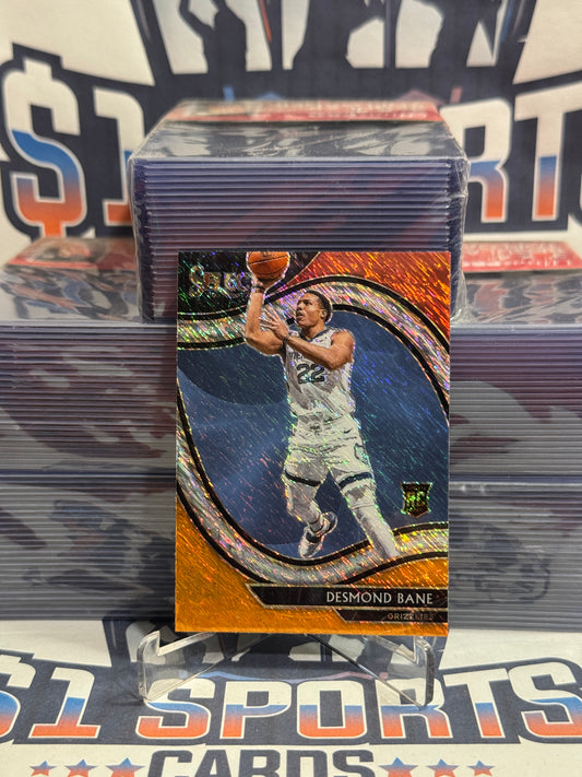 2021 Panini Select (Red Orange Shimmer) Desmond Bane Rookie #271