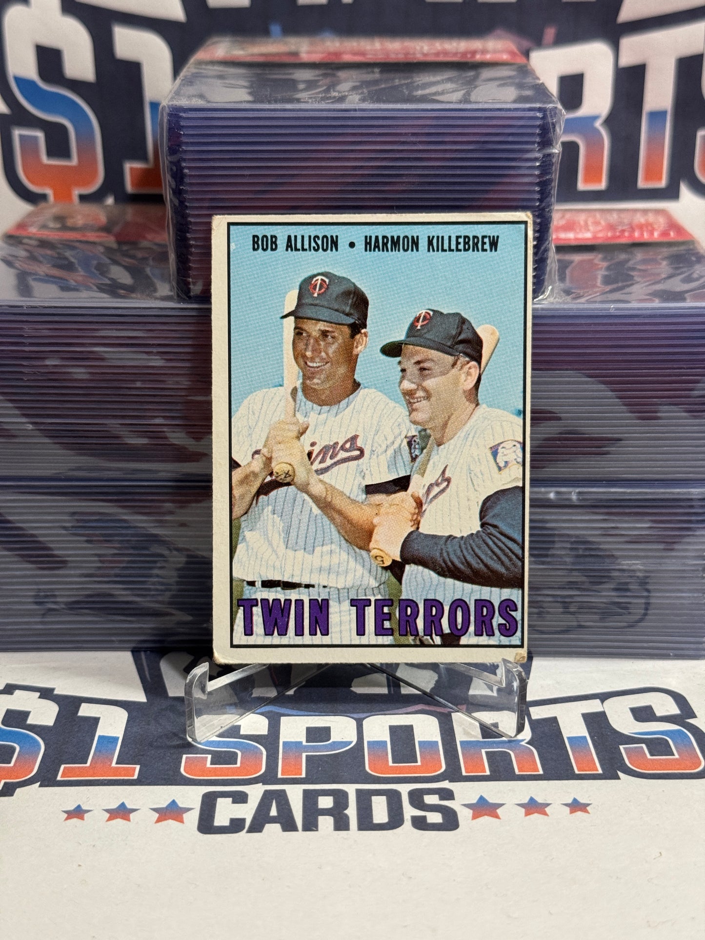 1967 Topps (Twin Terrors) Harmon Killebrew & Bob Allison #334