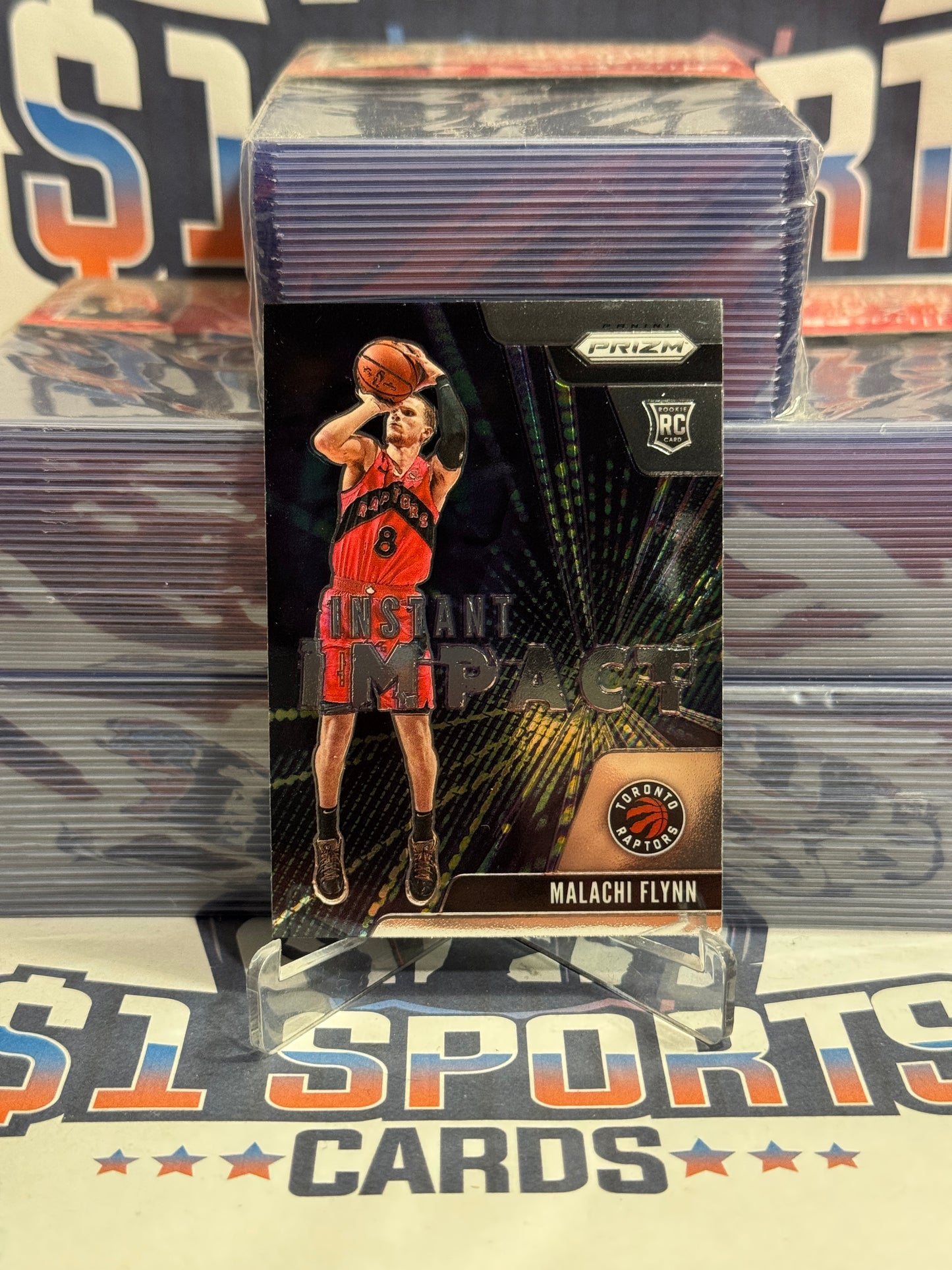 2020 Panini Prizm (Instant Impact) Malachi Flynn #18