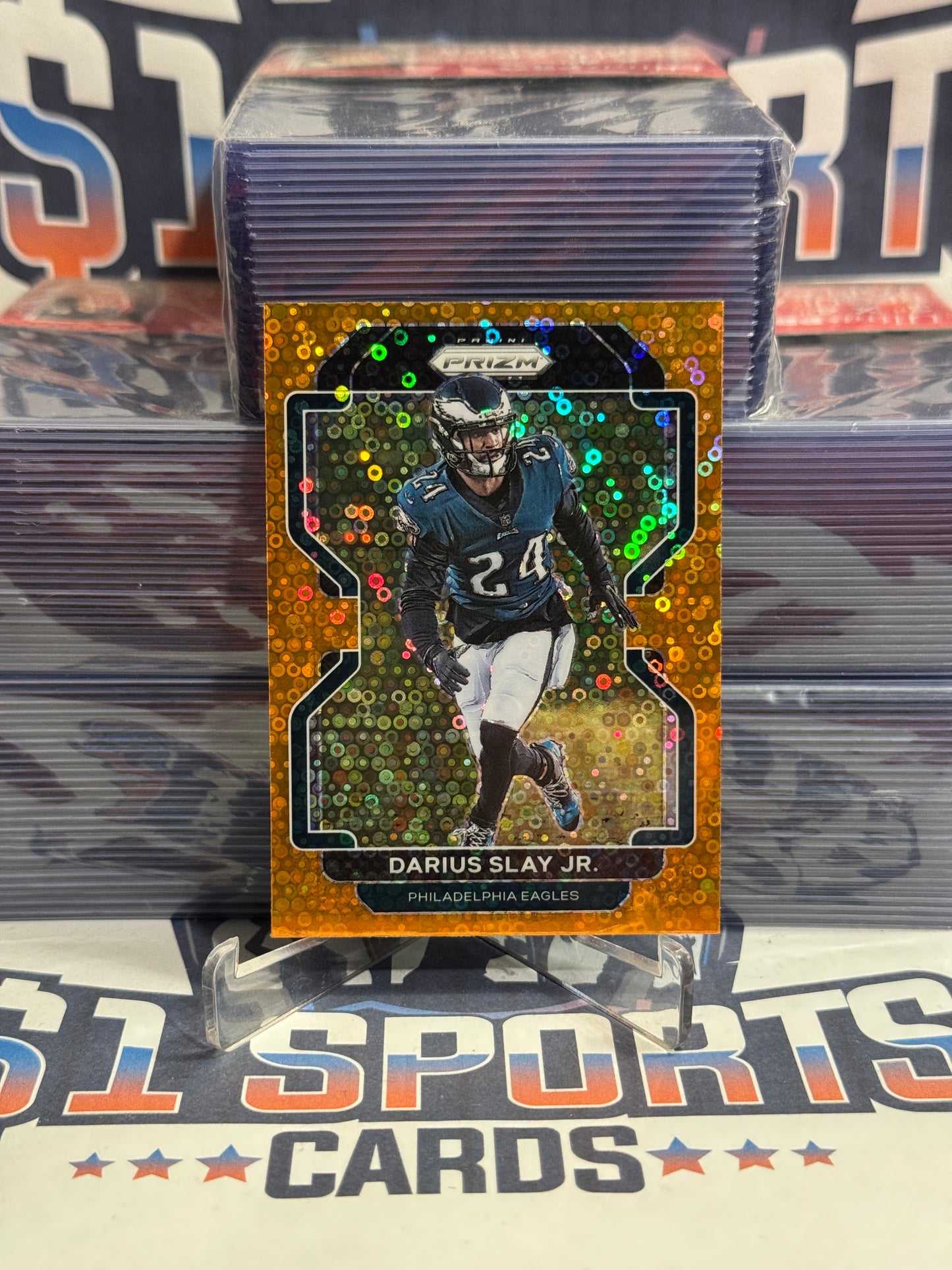 2024 Panini Prizm (Orange Disco Prizm) Darius Slay Jr. #224