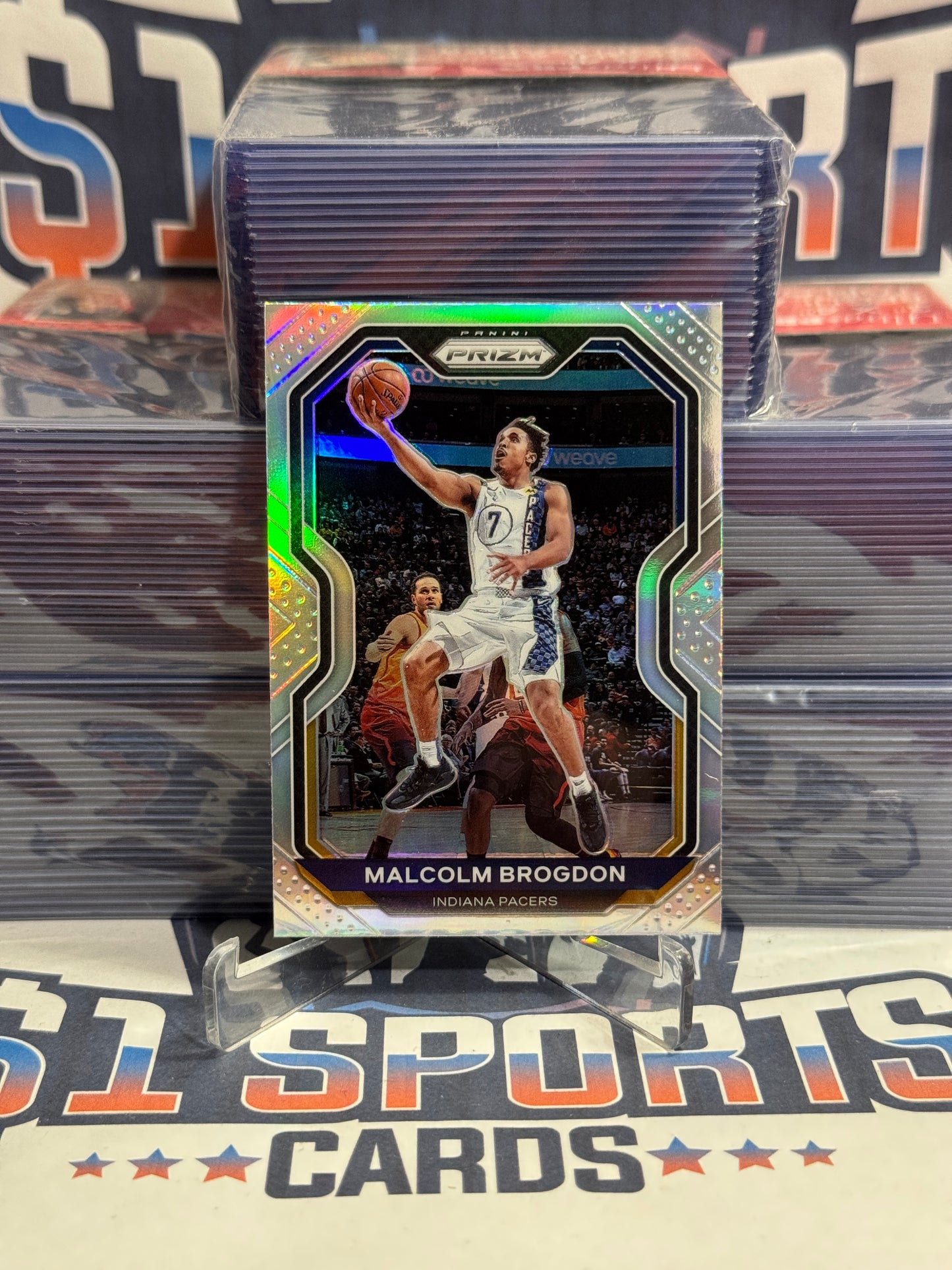 2020 Panini Prizm (Silver Prizm) Malcolm Brogdon #78