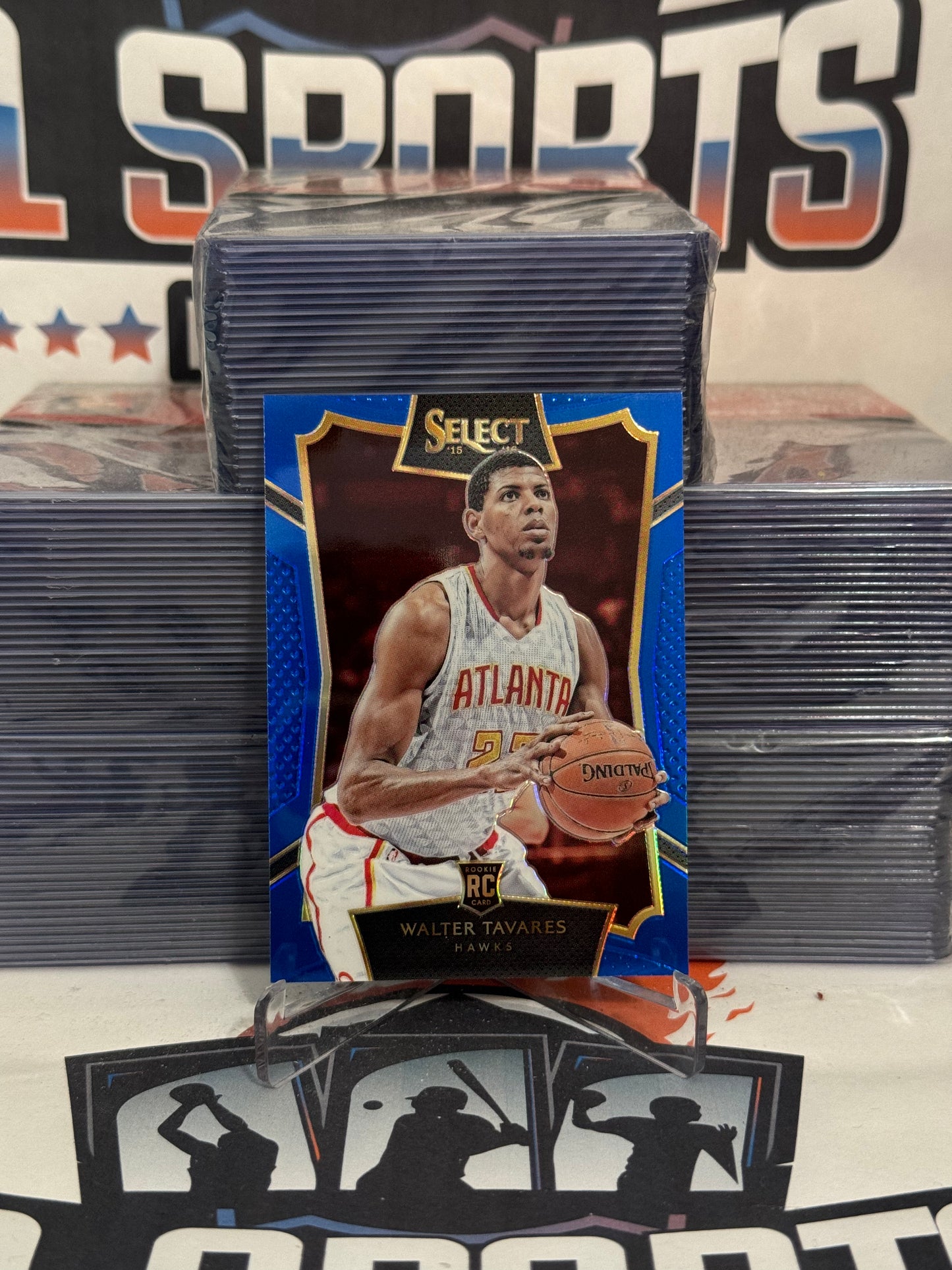 2015 Panini Select (Blue Prizm 214/249) Walter Edy Tavares Rookie #70