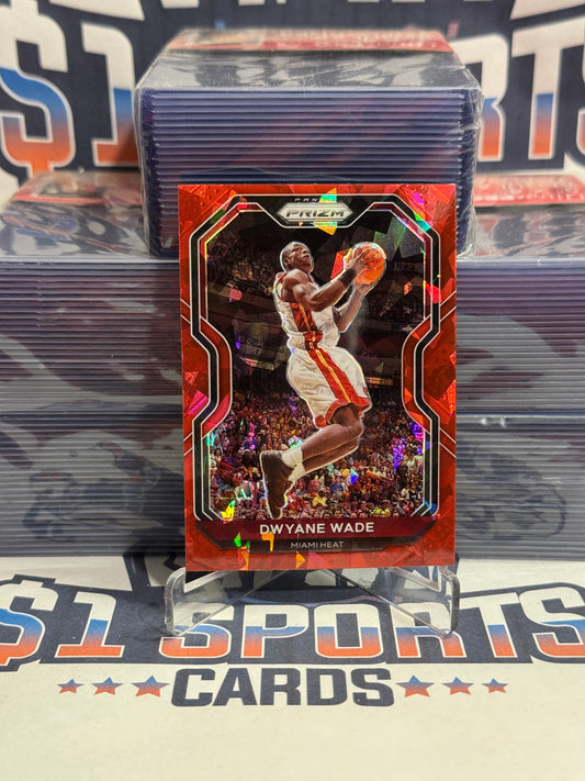 2020 Panini Prizm (Red Ice Prizm) Dwyane Wade #195