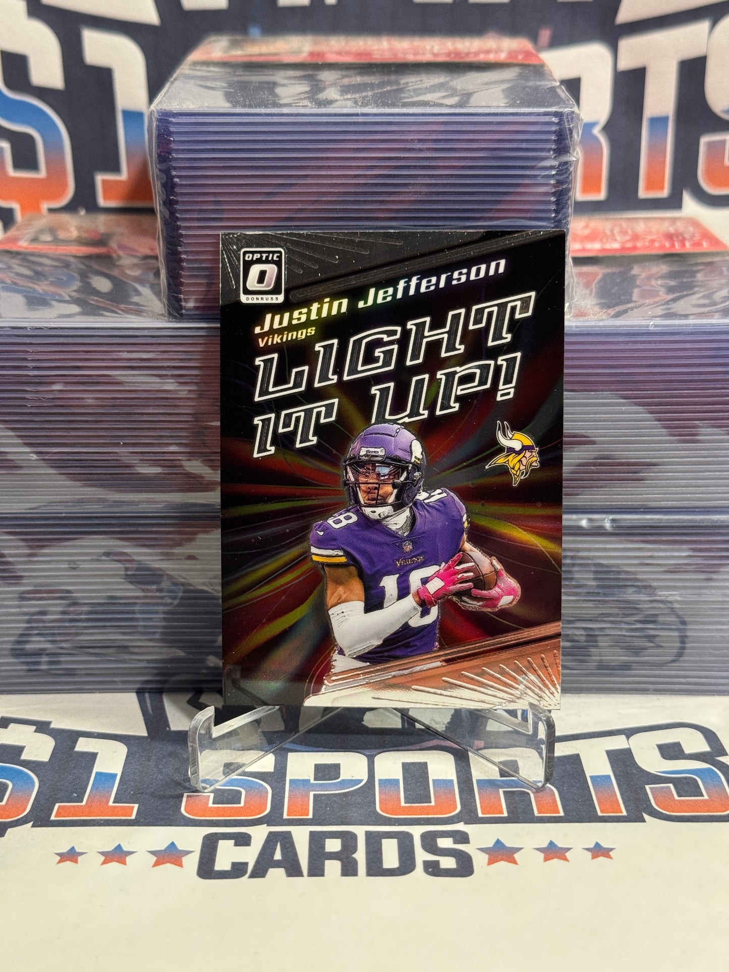 2023 Donruss Optic (Light It Up) Justin Jefferson #LU-JN