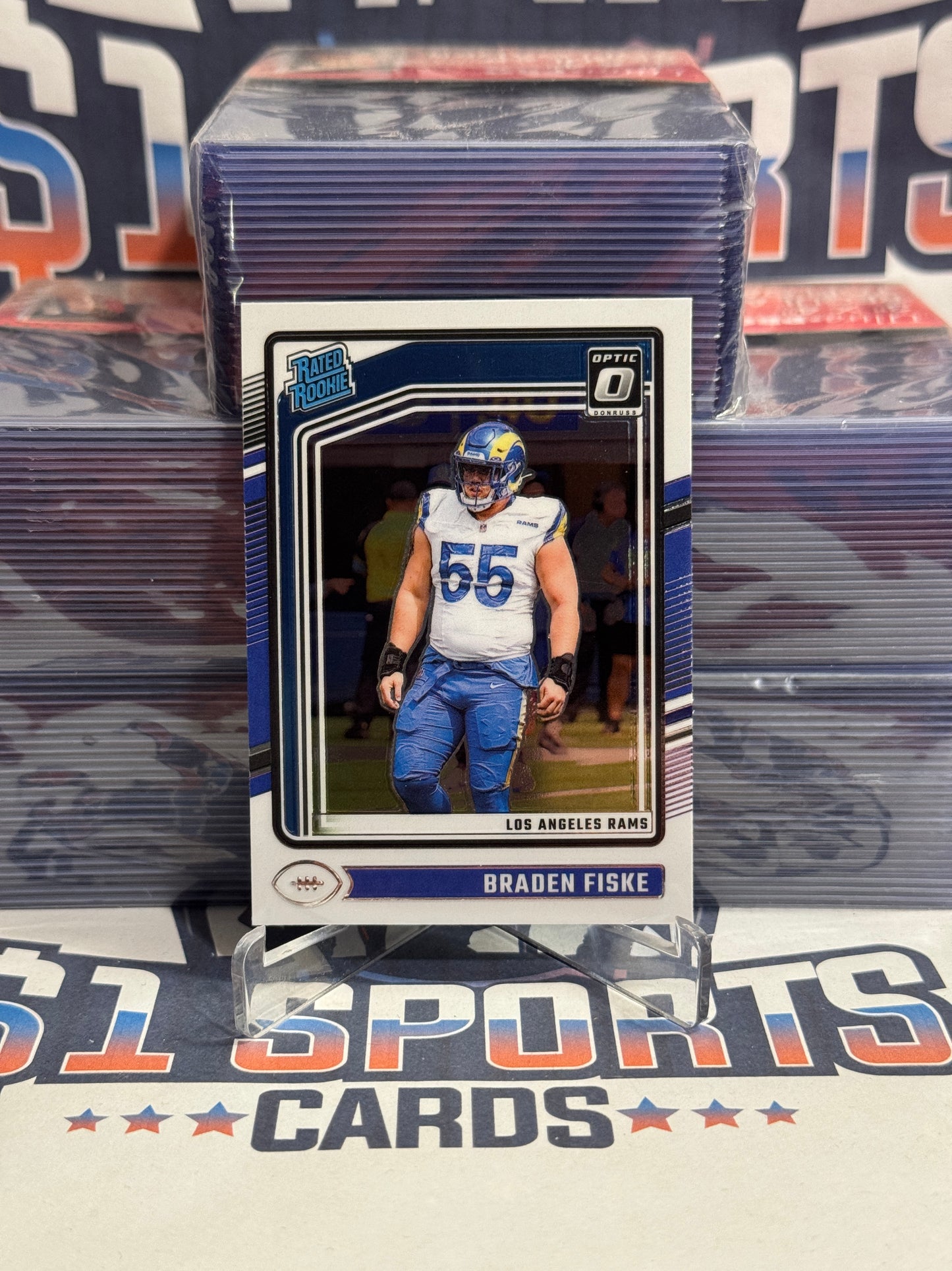 2024 Donruss Optic (Rated Rookie) Braden Fiske #210