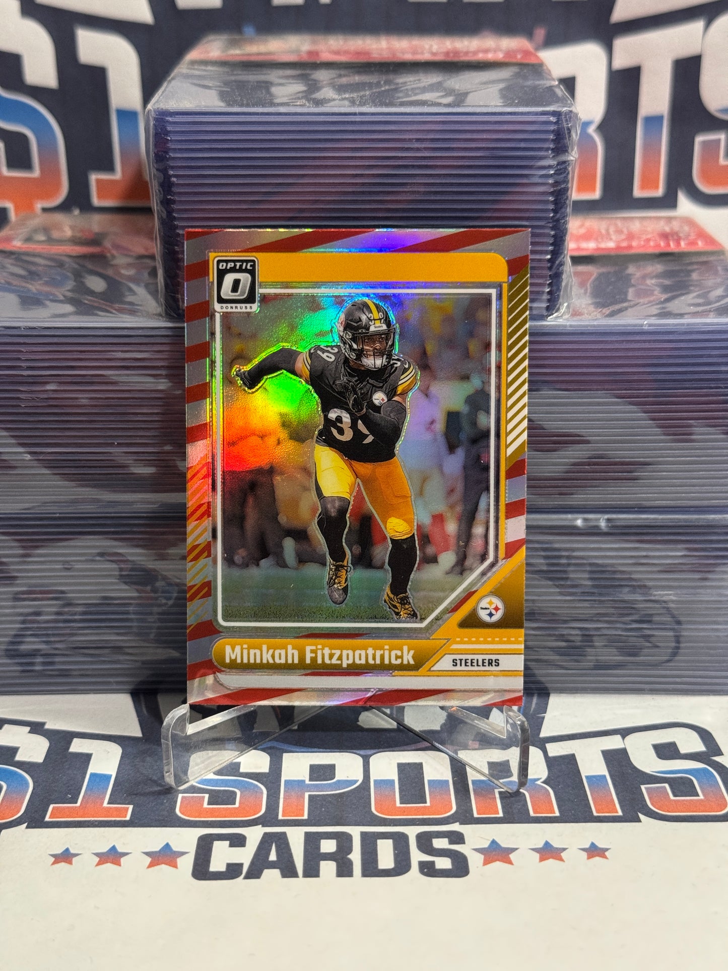 2024 Donruss Optic (Red Stripe Prizm SP) Minkah Fitzpatrick #168