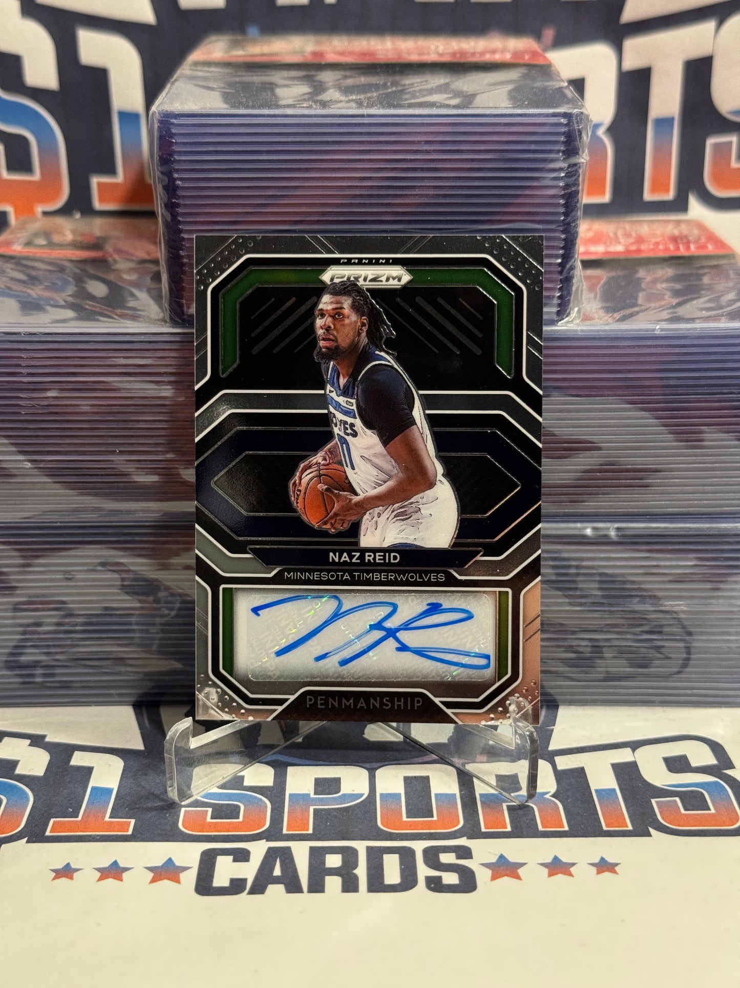2020 Panini Prizm (Penmanship Auto) Naz Reid #PE-NAZ
