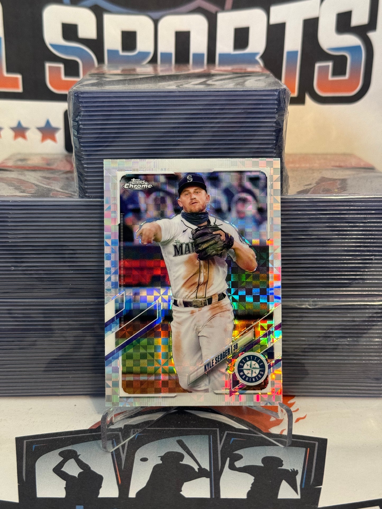 2021 Topps Chrome (X-Fractor) Kyle Seager #113
