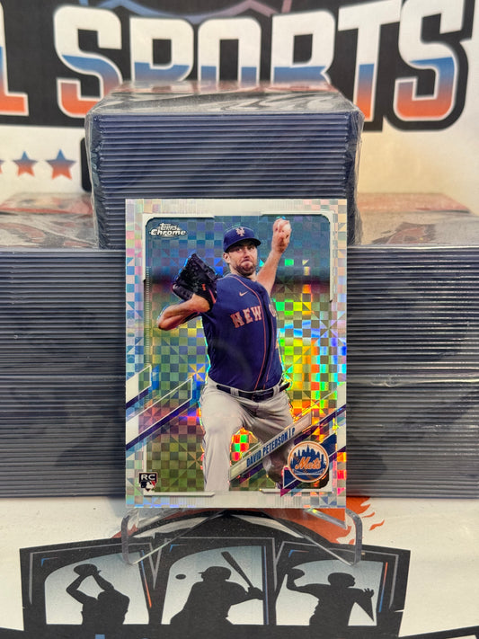 2021 Topps Chrome (X-Fractor) David Peterson Rookie #133