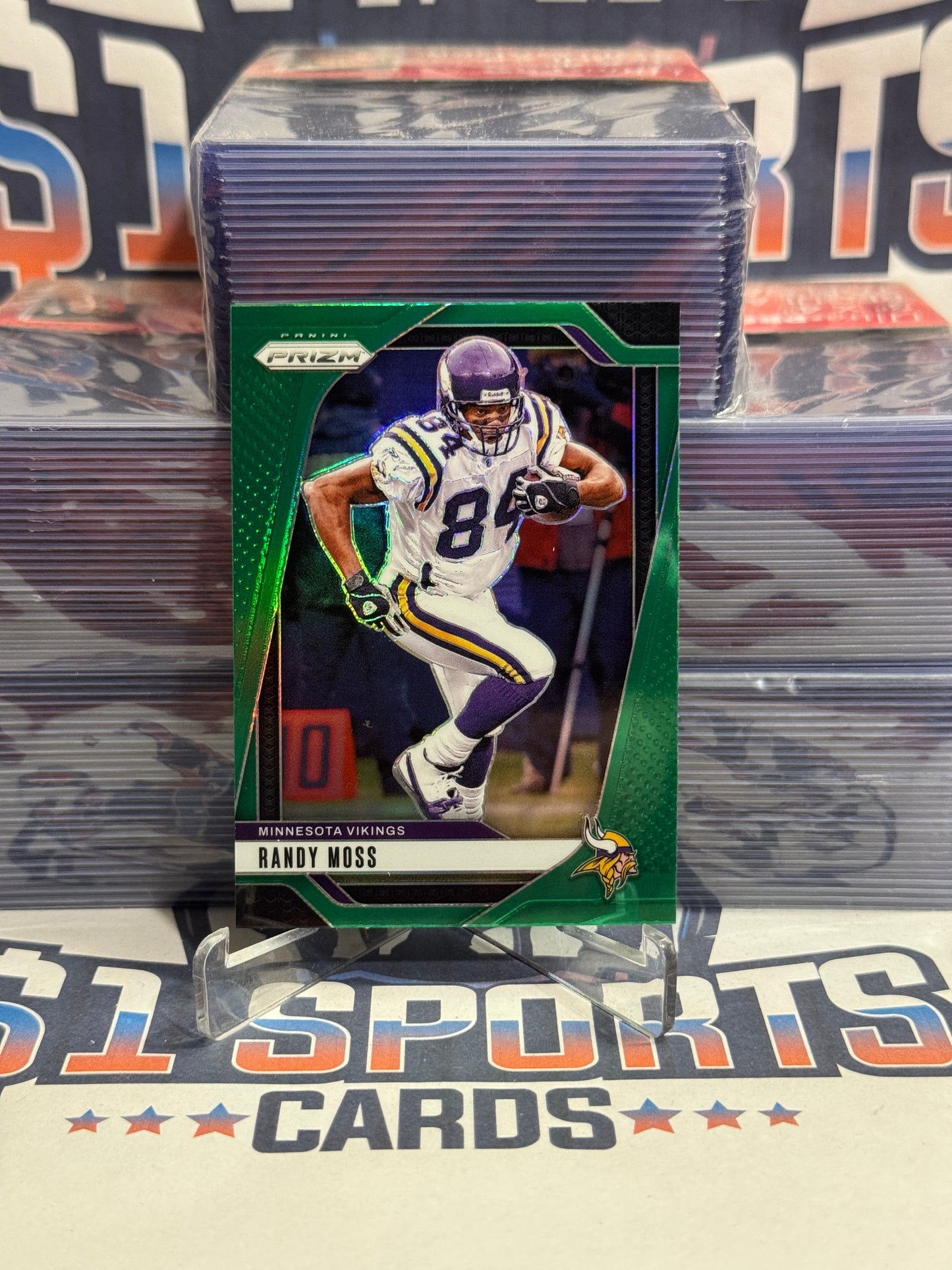 2024 Panini Prizm (Green Prizm) Randy Moss #192