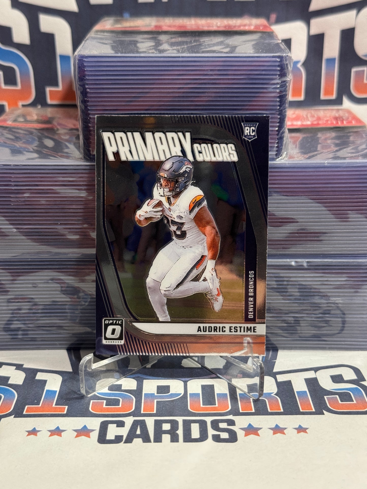 2024 Donruss Optic (Primary Colors) Audric Estime Rookie #12