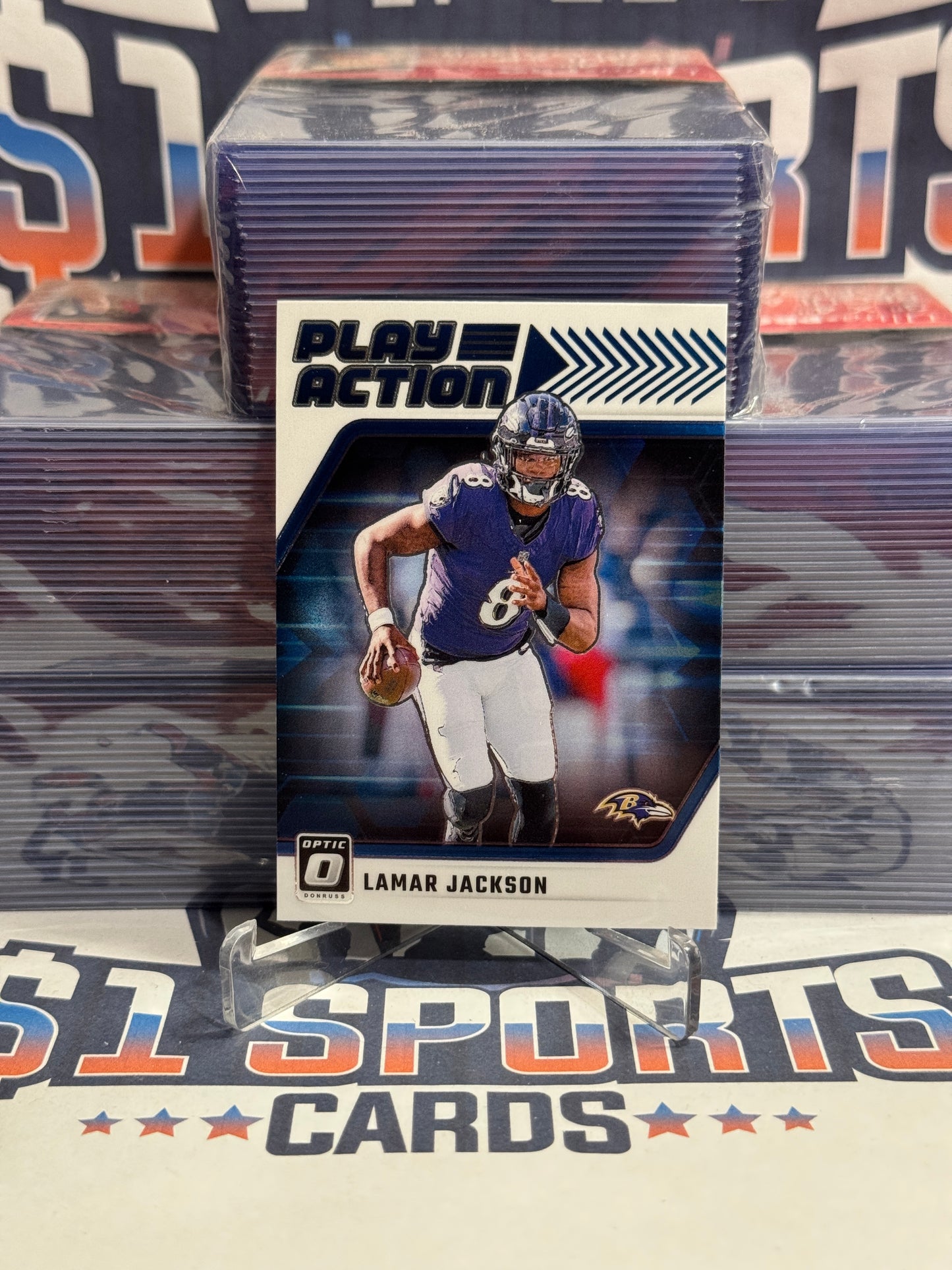 2024 Donruss Optic (Play Action) Lamar Jackson #19