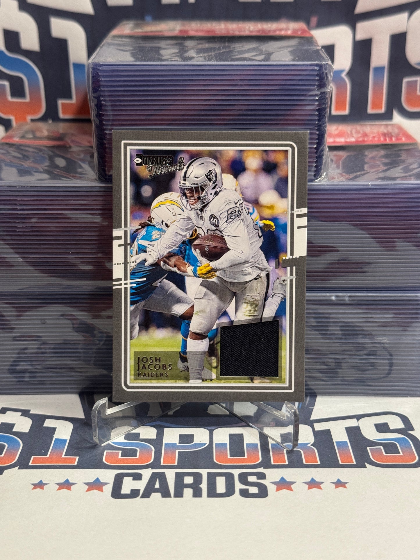 2020 Donruss (Threads Relic) Josh Jacobs #9