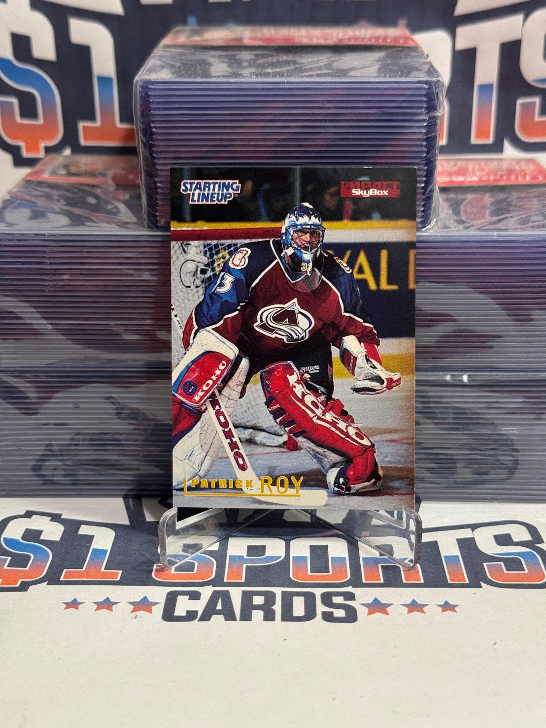 1995 Skybox Impact (Starting Lineup) Patrick Roy #NNO