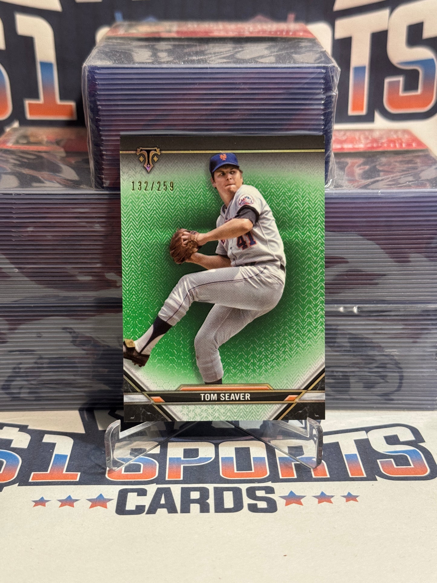 2021 Topps Tribute (Green 132/259) Tom Seaver #61