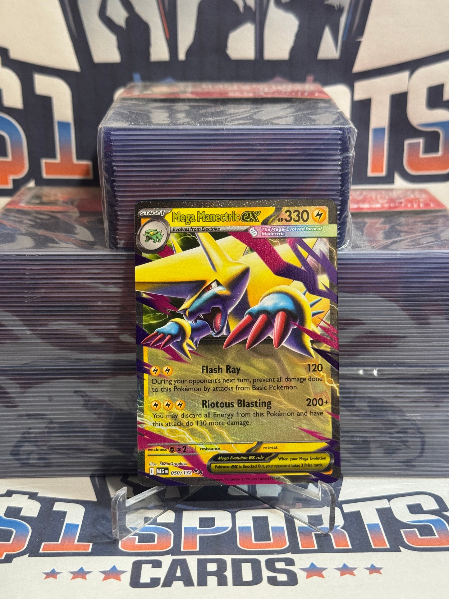 Pokemon TCG: Mega Evolution - Mega Manectric EX (Double Rare) #50