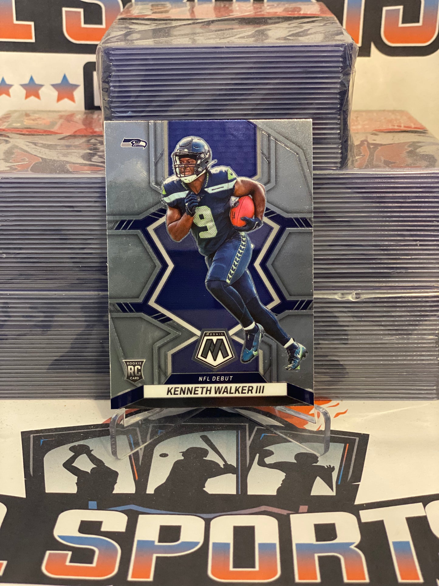 2022 Panini Mosaic (NFL Debut) Kenneth Walker III Rookie #284