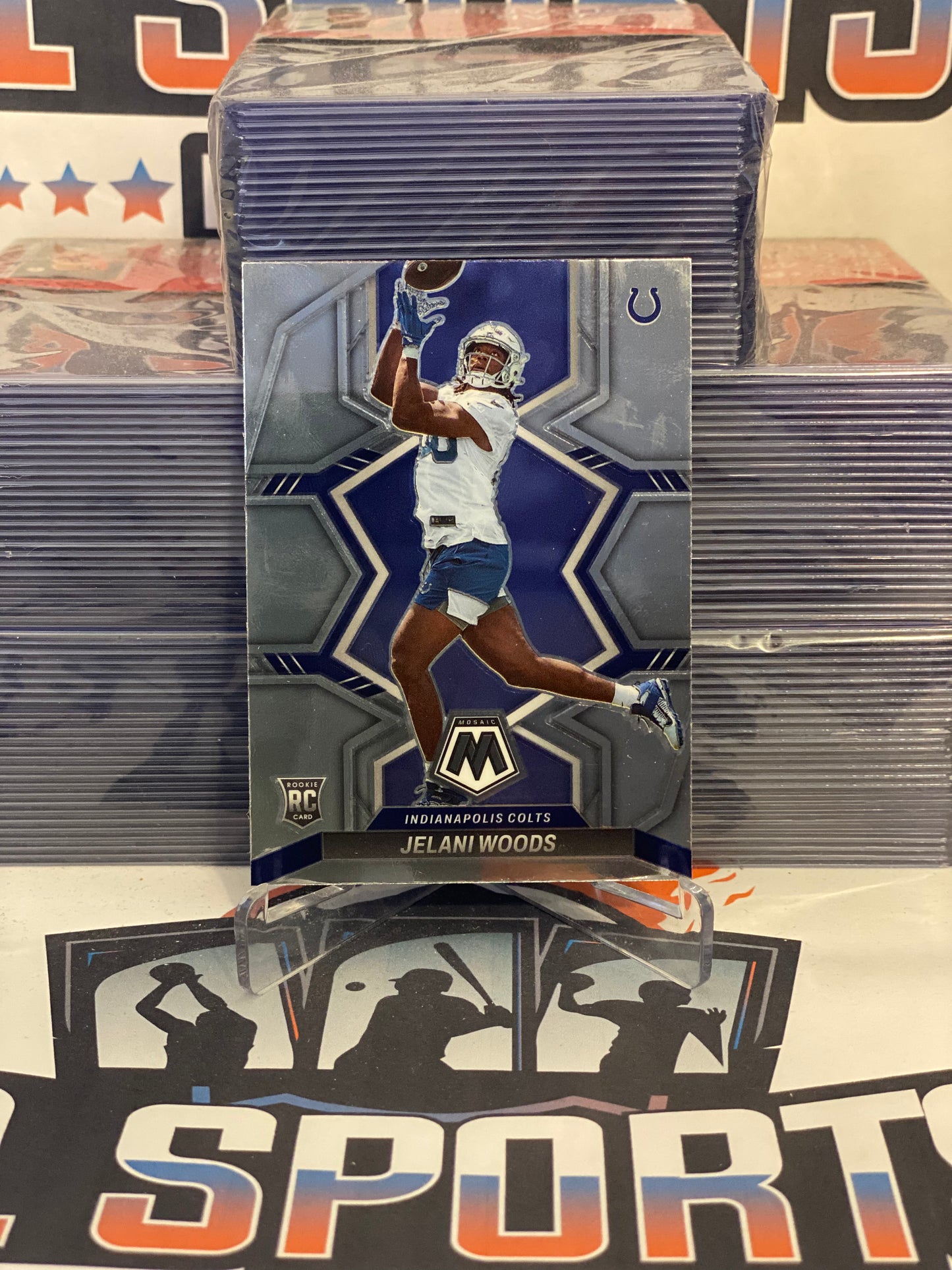 2022 Panini Mosaic Jelani Woods Rookie #358