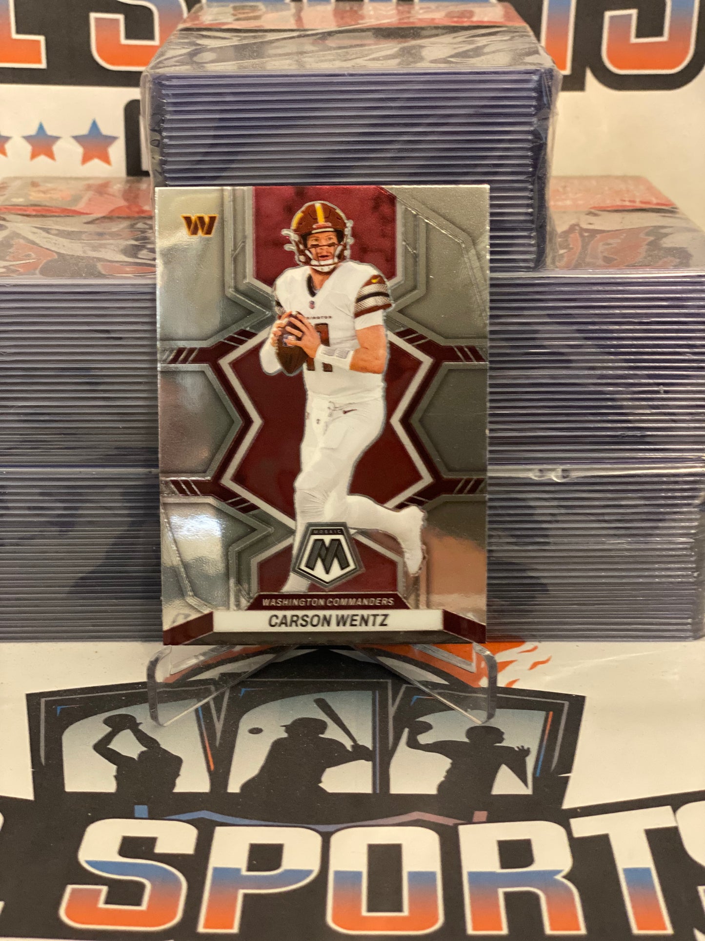 2022 Panini Mosaic Carson Wentz #195