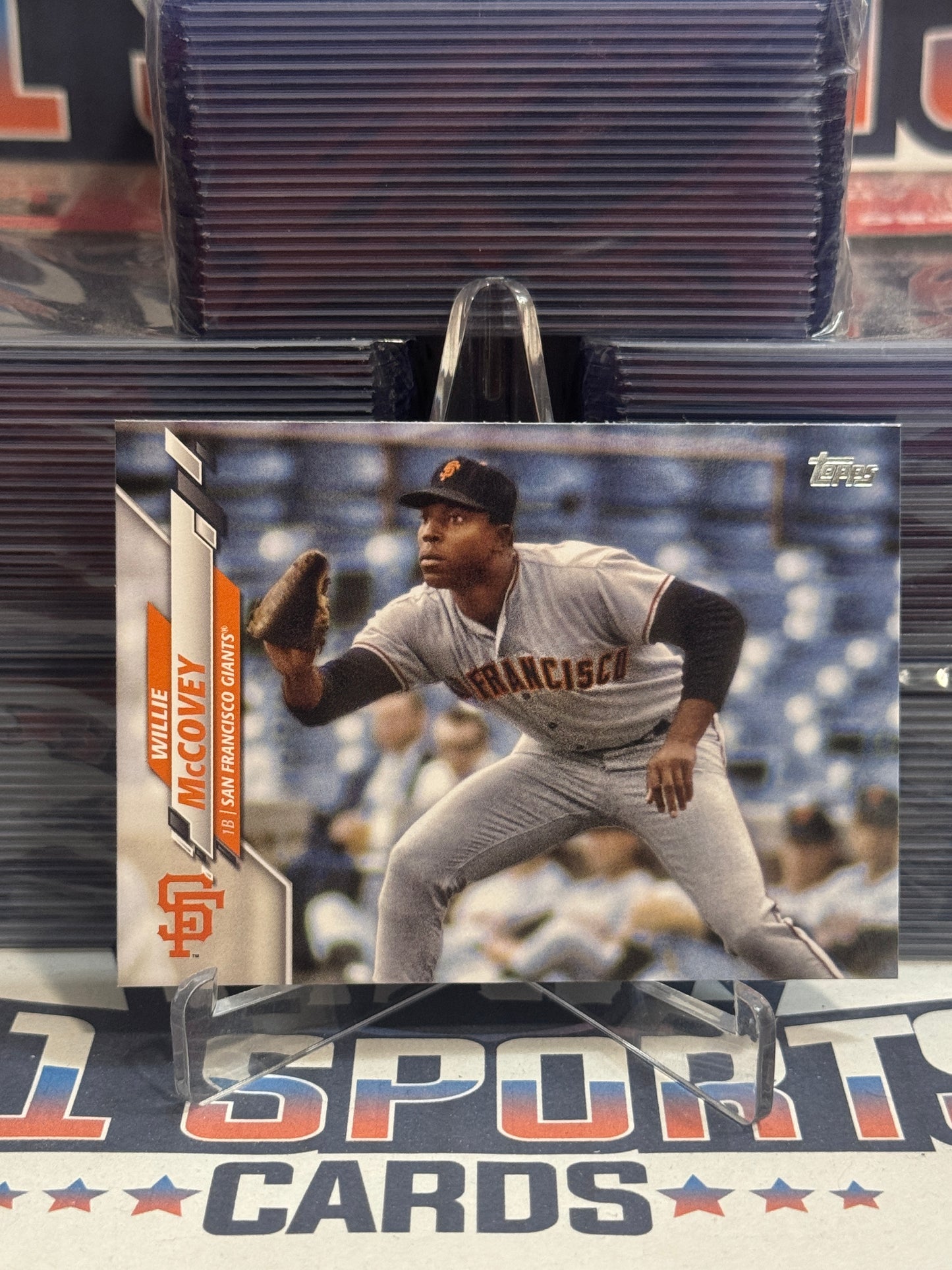 2020 Topps (Photo Variation) Willie McCovey #418