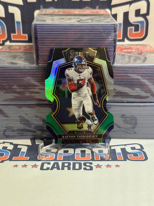 2022 Panini Select (Black White Green Die Cut Prizm) Kayvon Thibodeaux Rookie #175