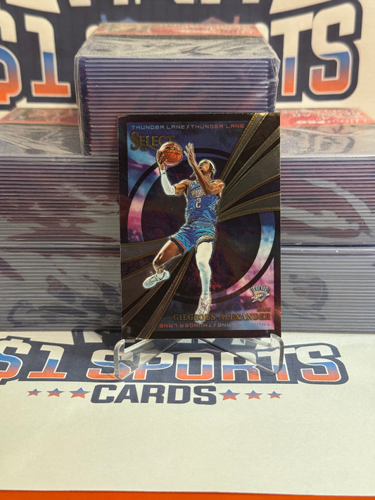 2022 Panini Select (Thunder Lane) Shai Gilgeous-Alexander #15