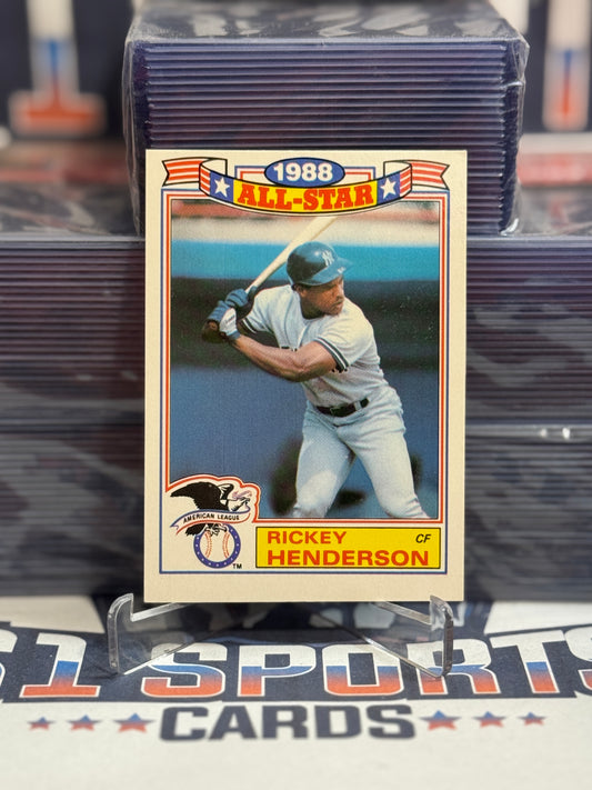 1989 Topps (All-Star) Rickey Henderson #7