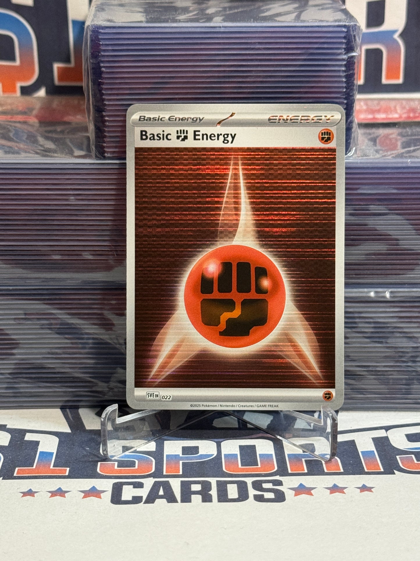 Pokemon TCG: Scarlet & Violet - Fighting Basic Energy (Holo) #22