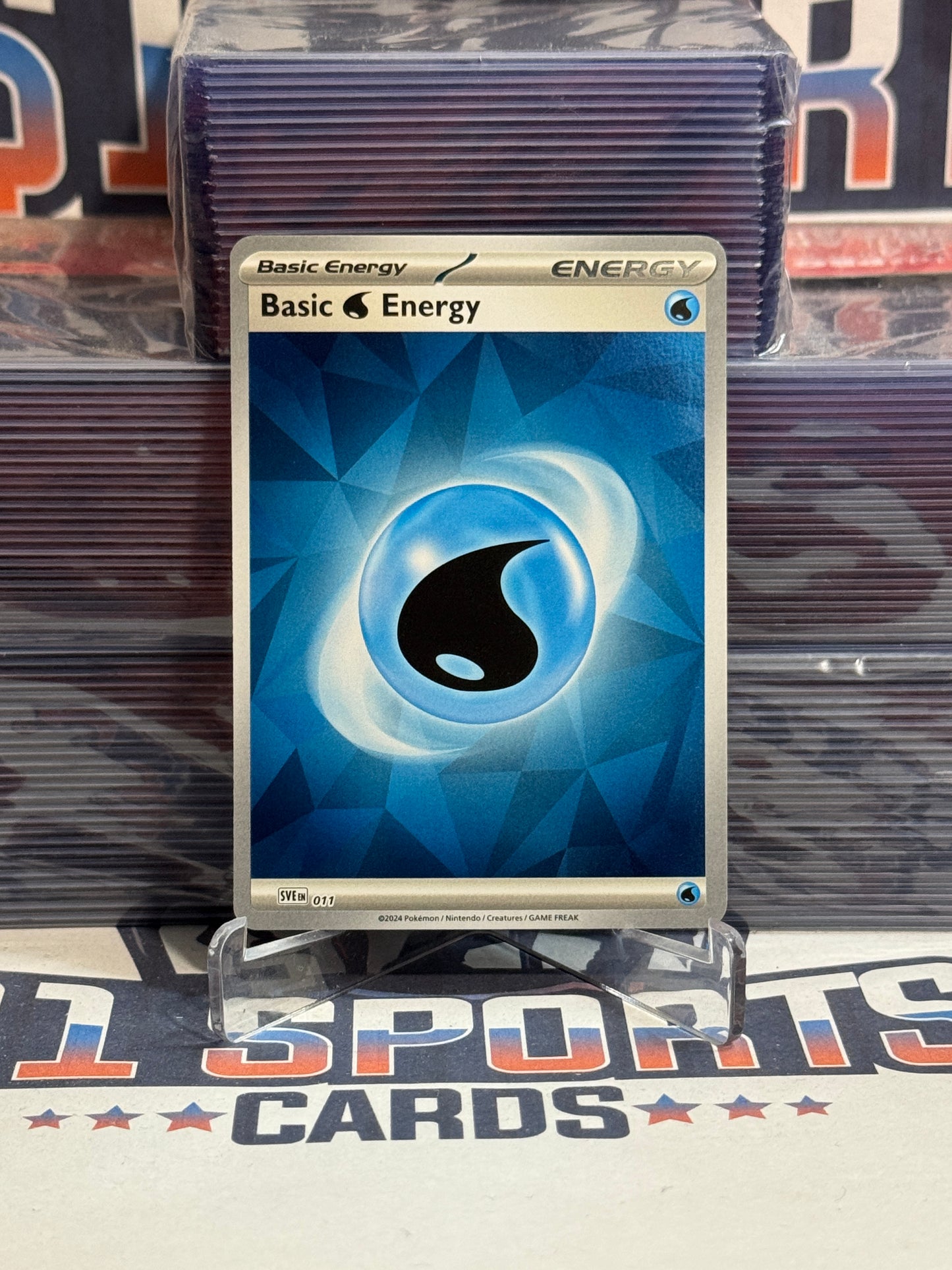 Pokemon TCG: Scarlet & Violet - Water Basic Energy (Holo) #11