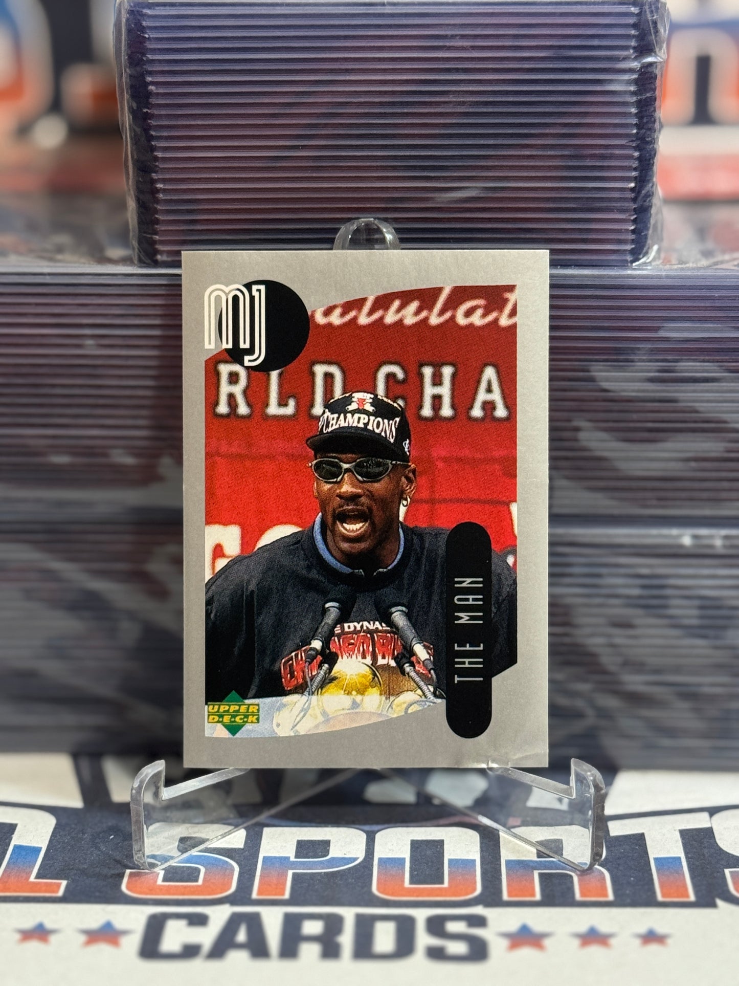 1998 Upper Deck (MJ Sticker Collection) Michael Jordan #75