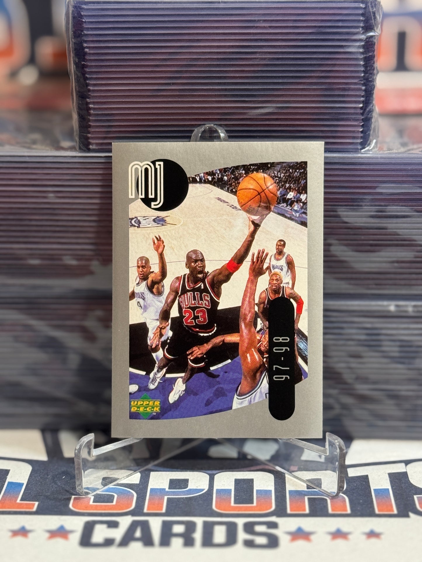 1998 Upper Deck (MJ Sticker Collection) Michael Jordan #54