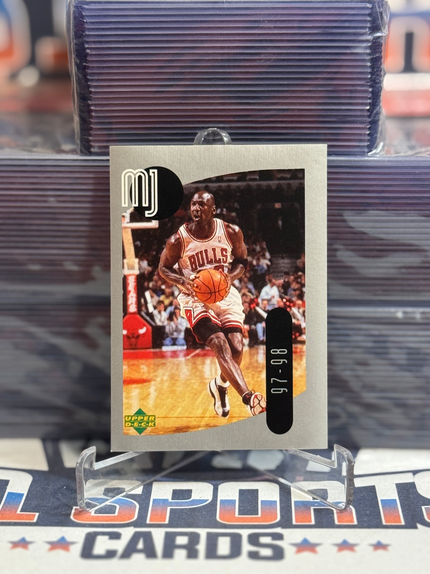 1998 Upper Deck (MJ Sticker Collection) Michael Jordan #49