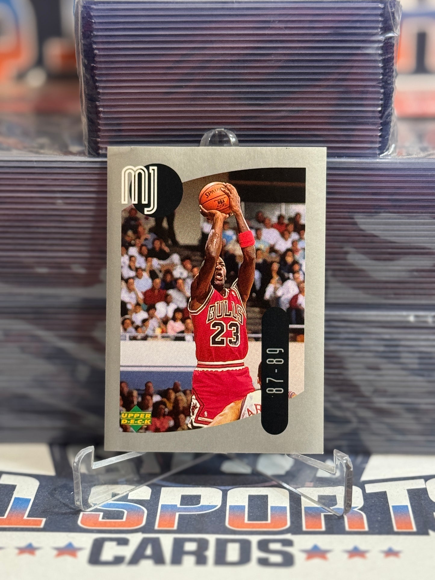 1998 Upper Deck (MJ Sticker Collection) Michael Jordan #21