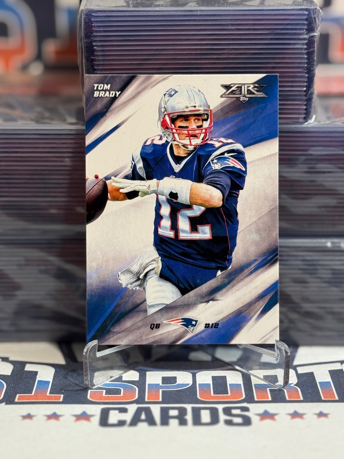 2015 Topps Fire Tom Brady #100