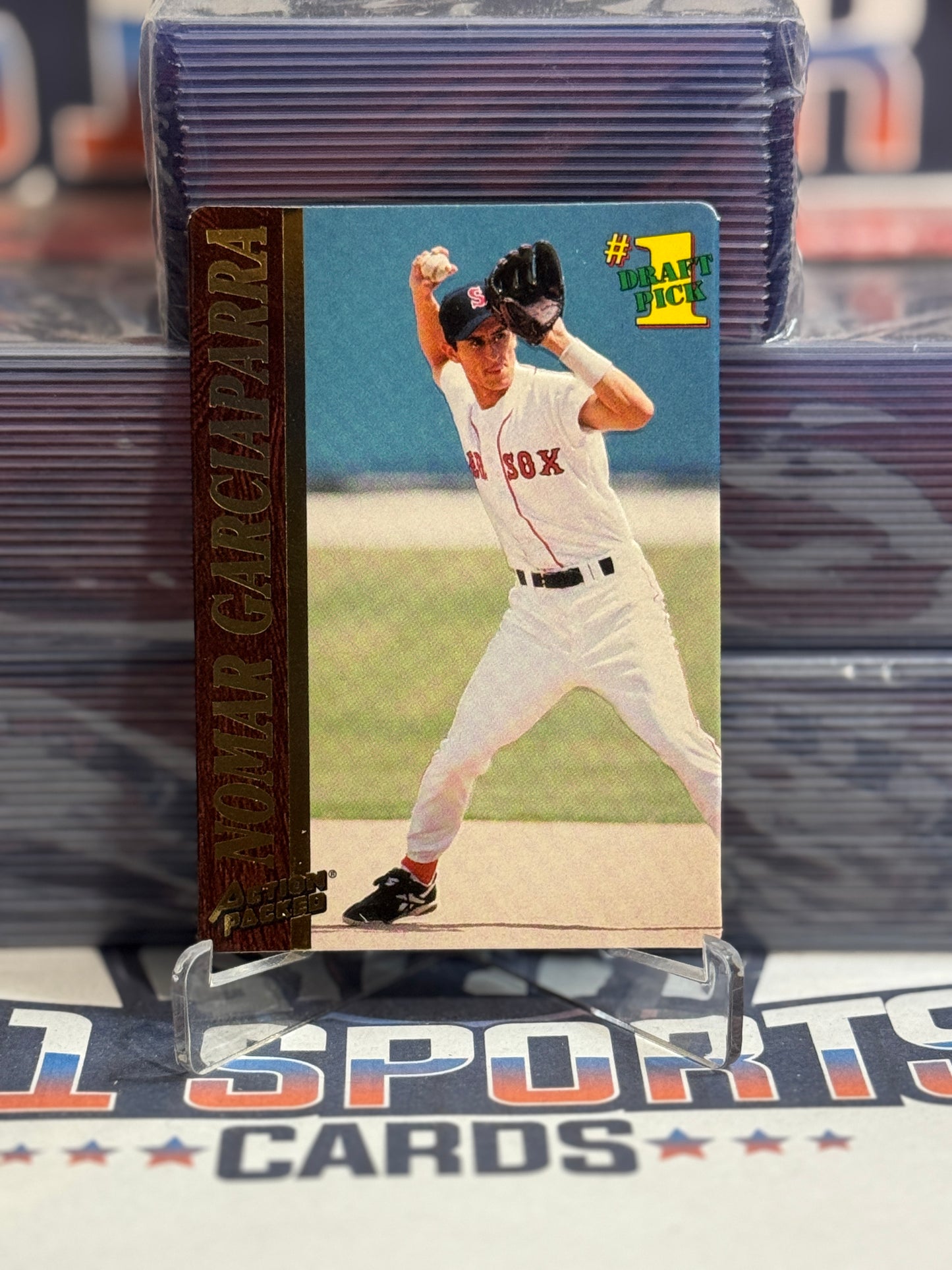 1995 Action Packed (#1 Draft Pick) Nomar Garciaparra Rookie #60