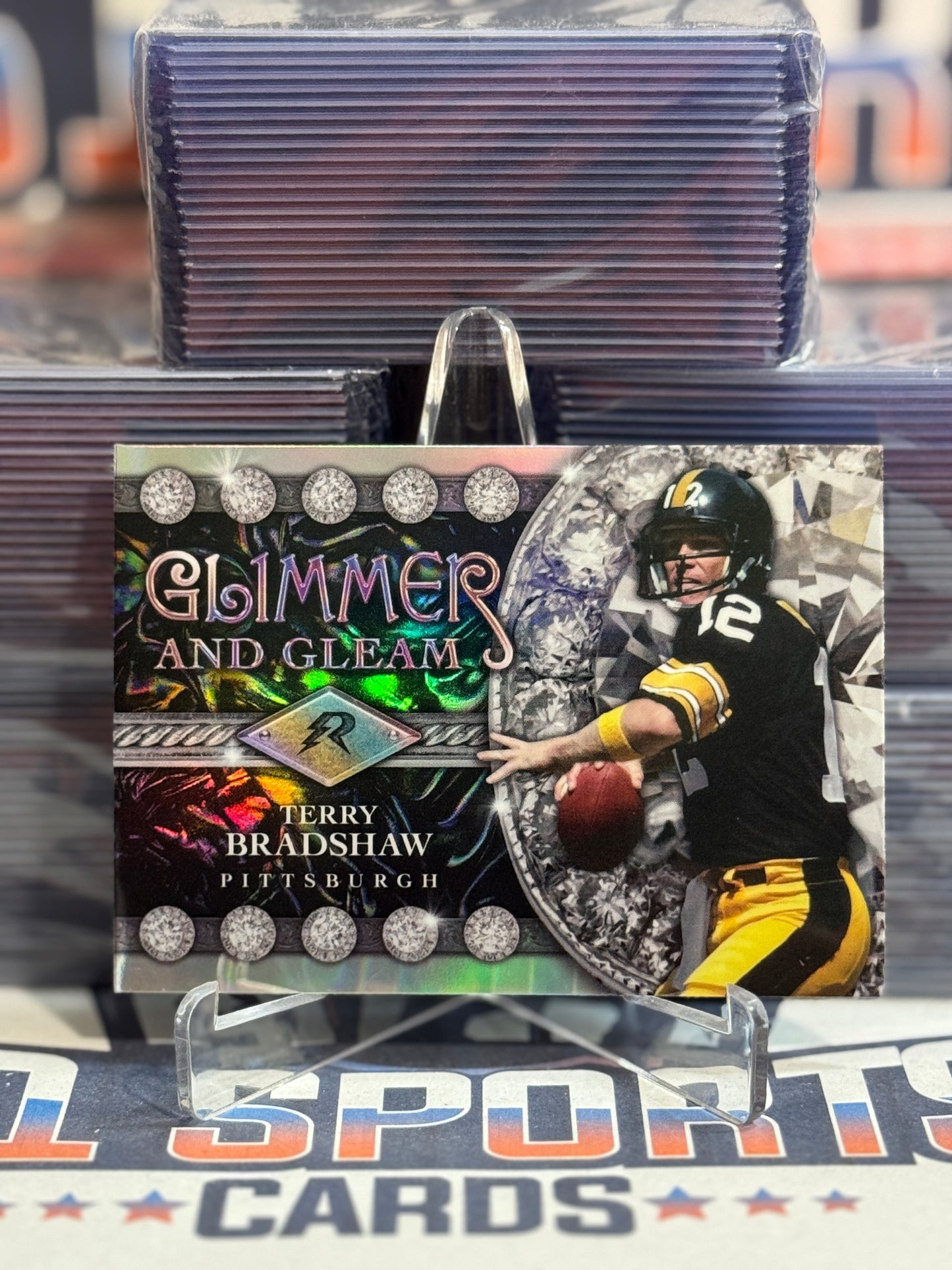 2025 Topps Chrome (Refractor, Glimmer & Gleam) Terry Bradshaw #GG-8