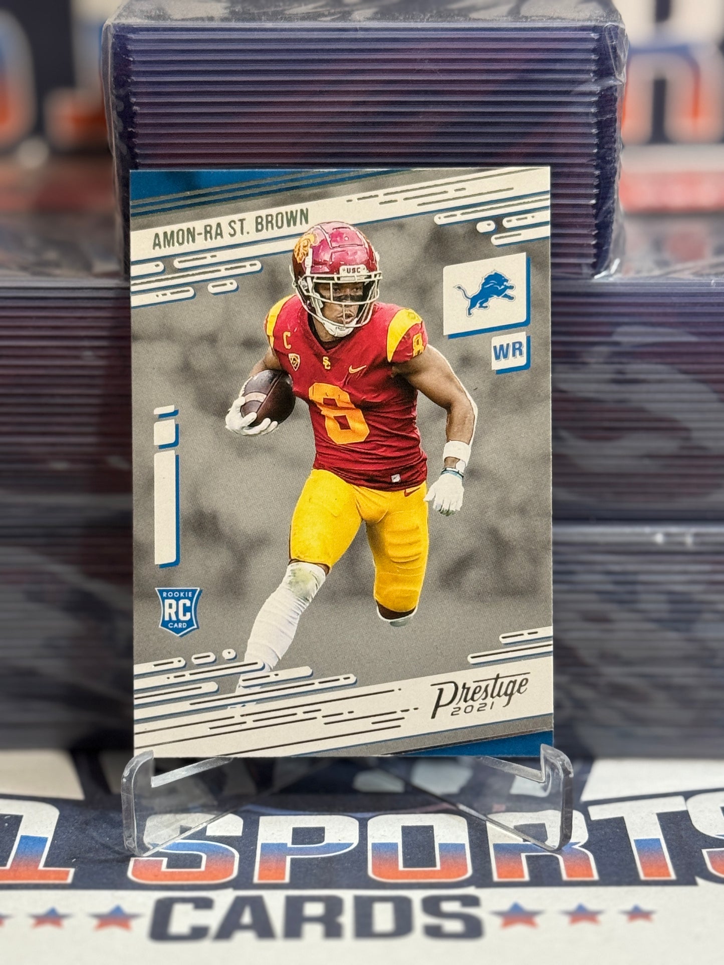 2021 Panini Prestige Amon-Ra St. Brown Rookie #234